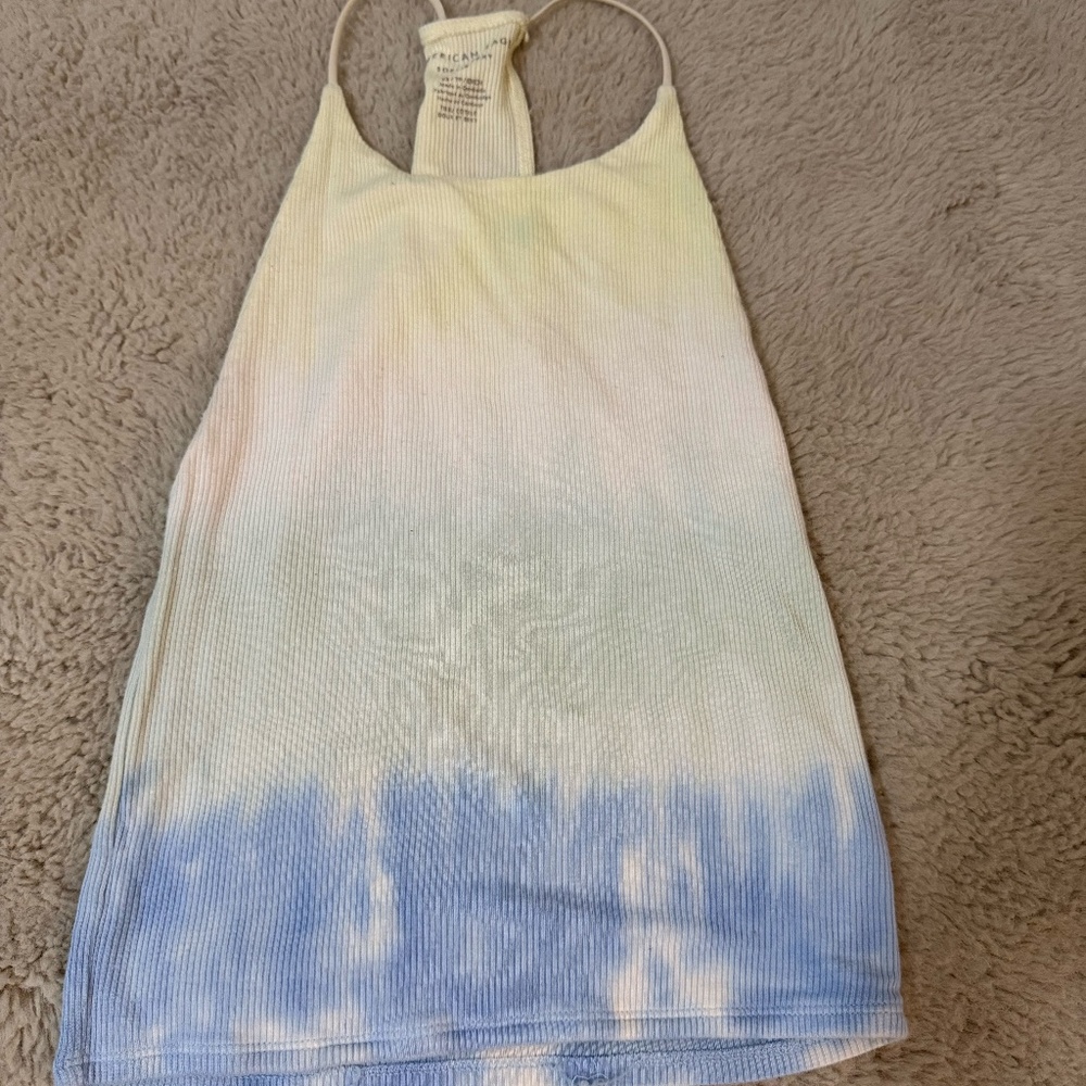 American Eagle Soft and Sexy Ribbed Gradient tank top